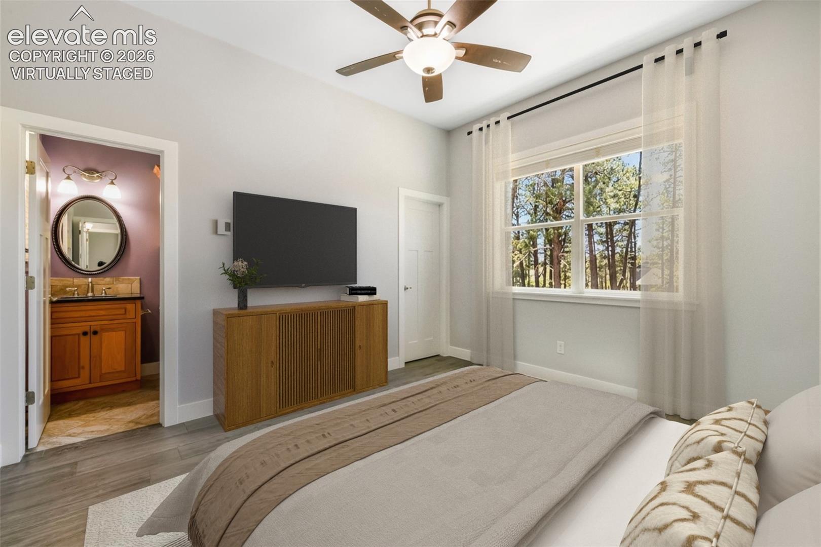 2nd Master Suite virtually staged