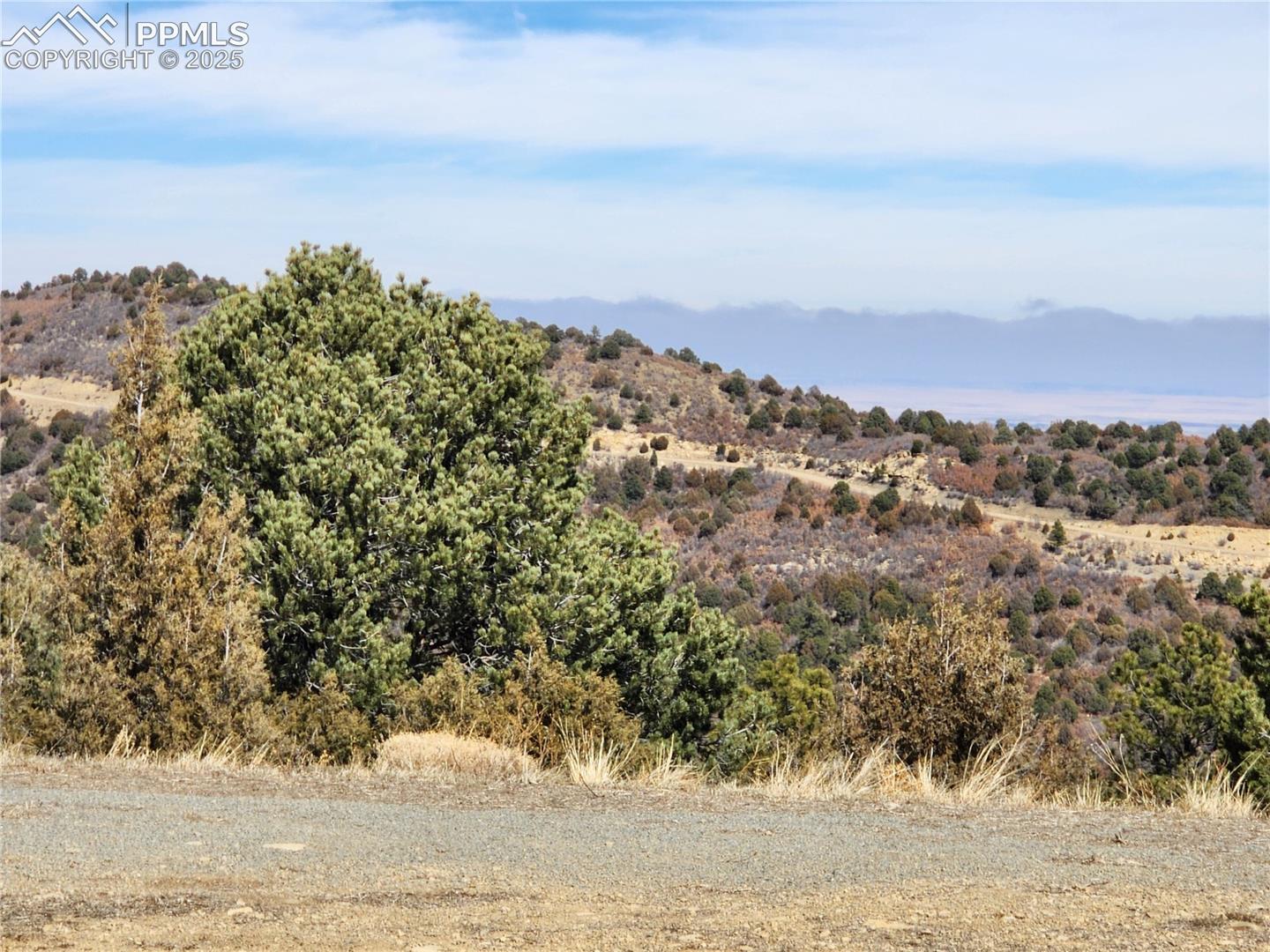 View of mountain background