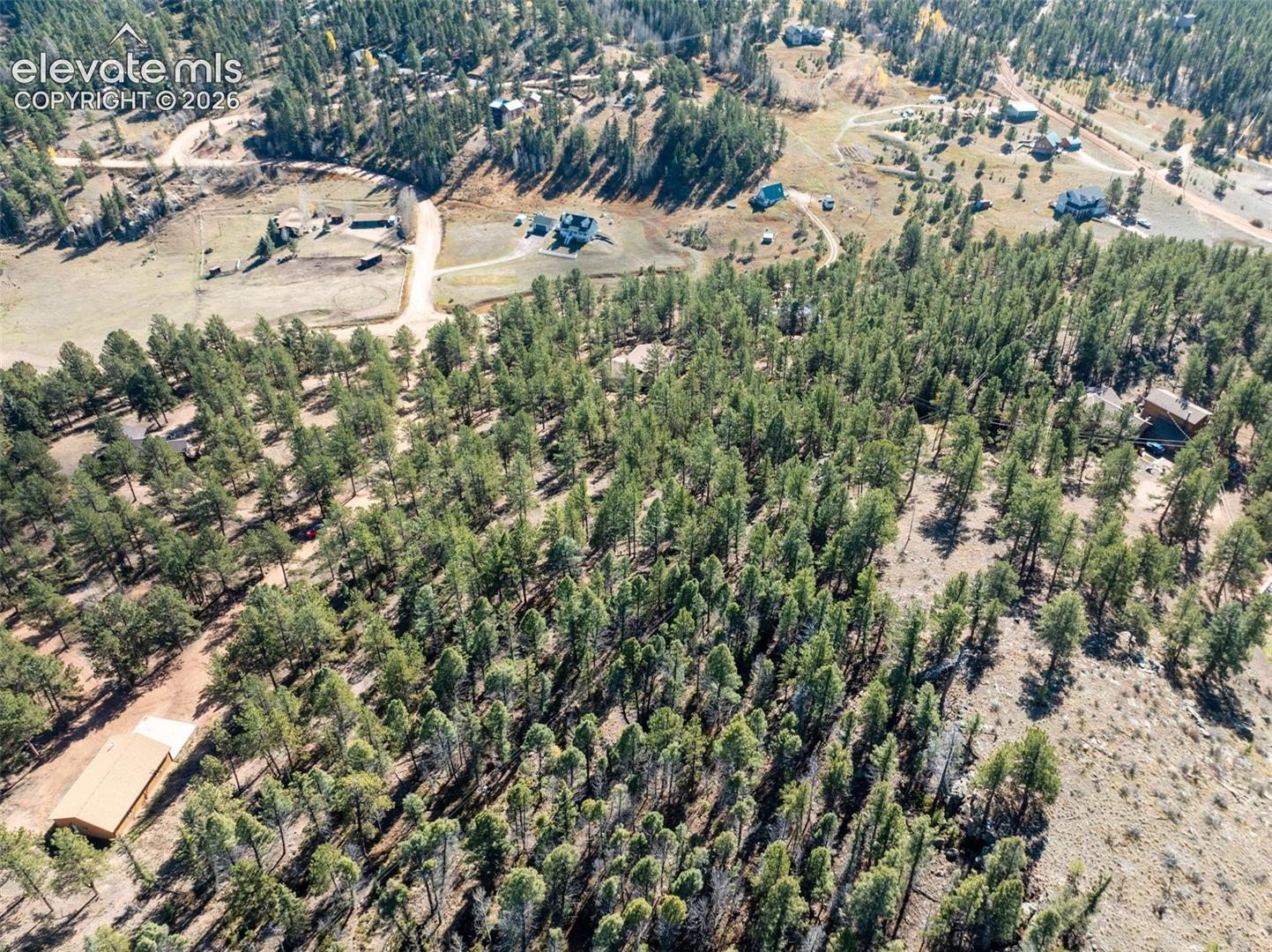 Aerial view of included Vacant parcel Lot 112 (2.50 acres).