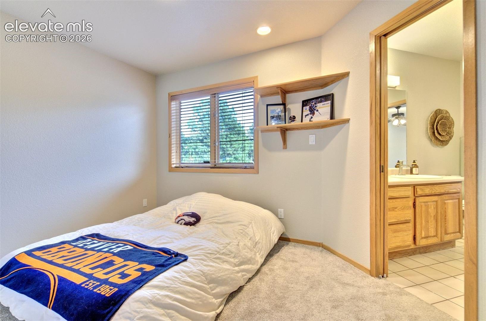 Third bedroom with walk-in closet- main level