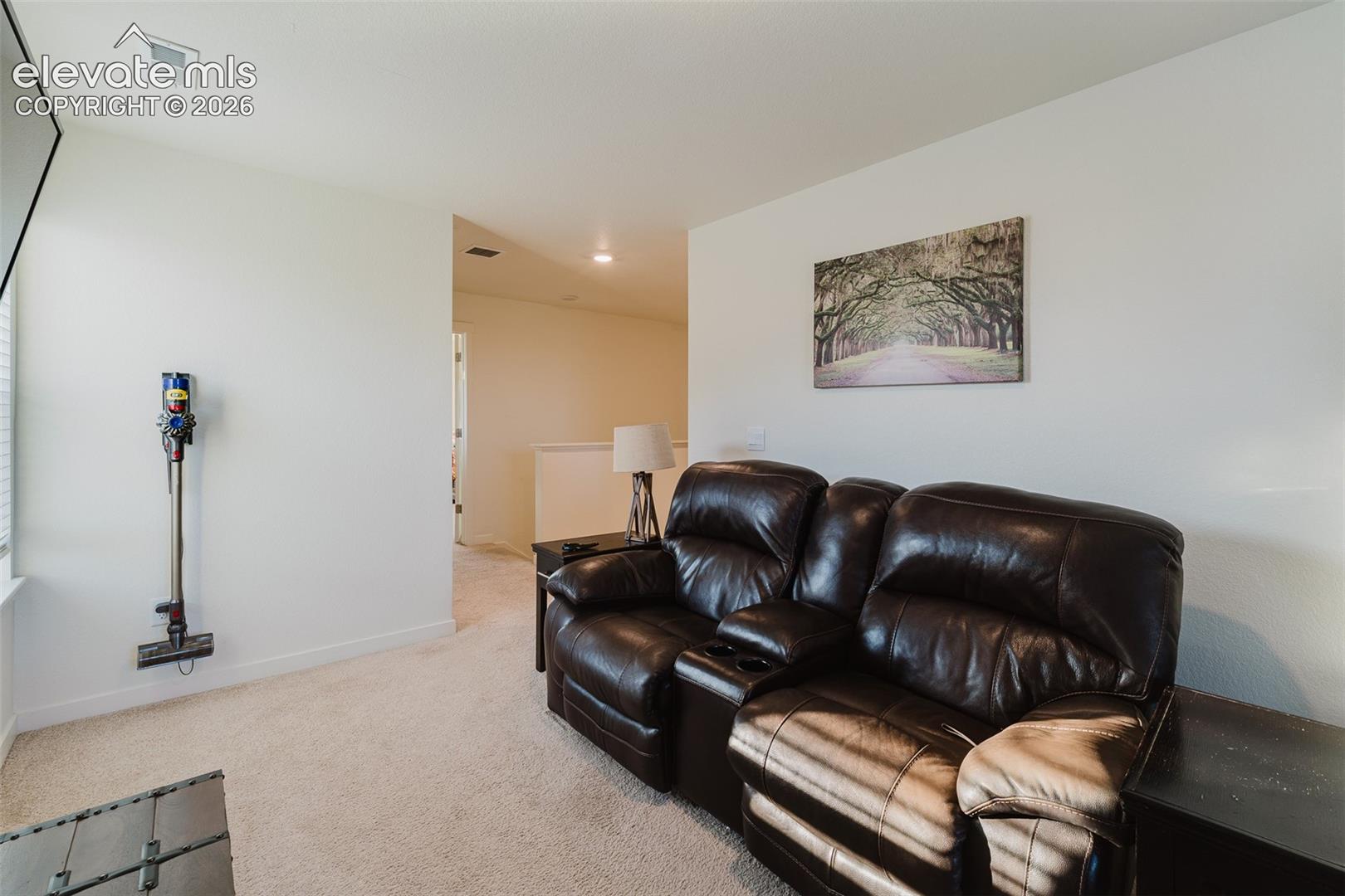 The Loft is flexible space that can be used for a variety of needs including a TV room, home gym, play room, or office.