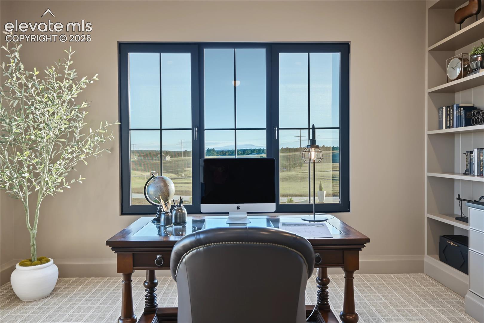 Sit in your office and look at the amazing Peak Views
