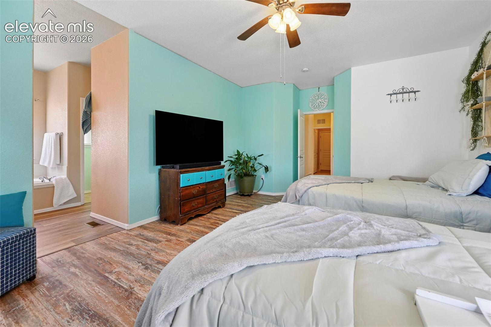 Primary with adjoining ensuite