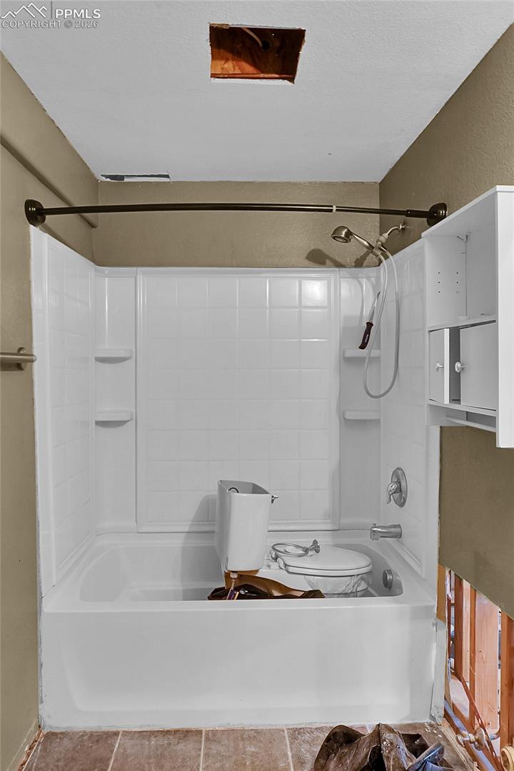 Basement bathroom