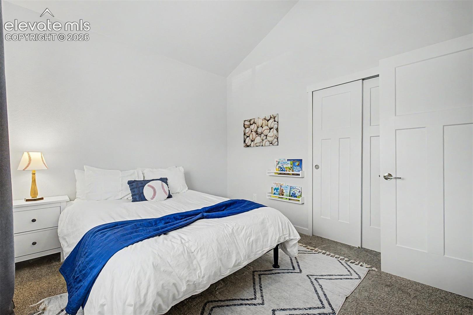 A closer look at this fun secondary bedroom shows its versatility.