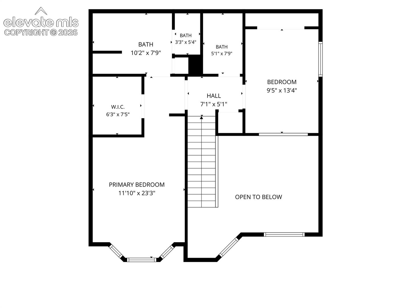 Second floor floorplan
