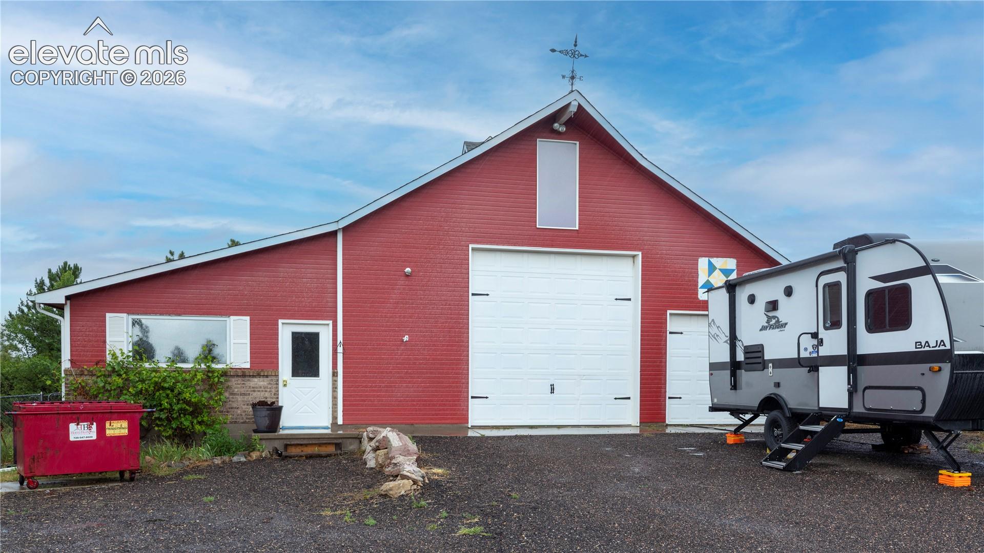 RV Garage with Attached shop