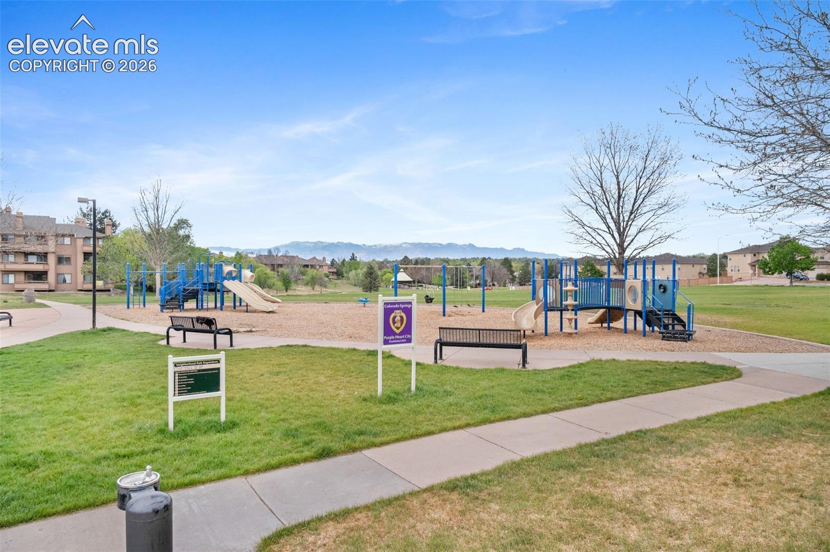 Playground at Roy P. Benavidez Park nearby