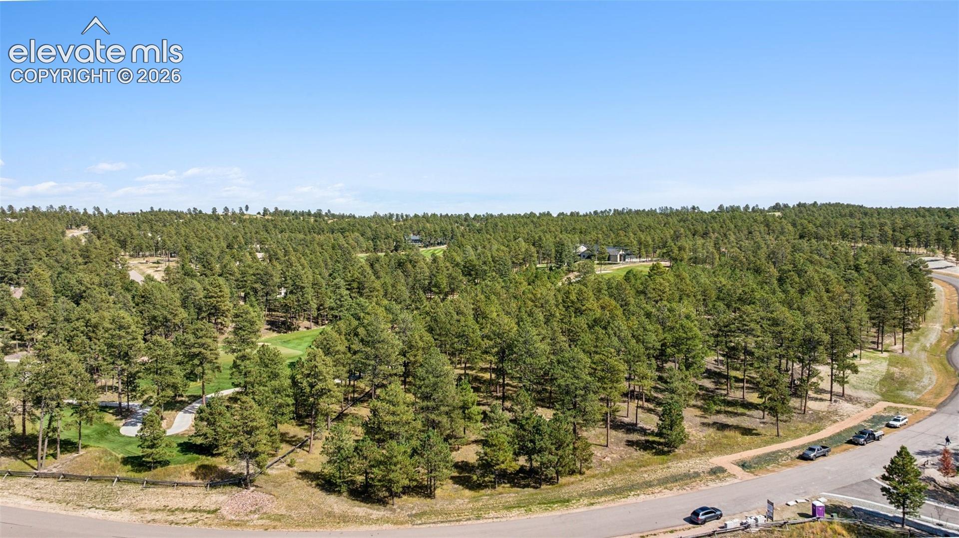 Looking East, Green of Hole 15. 