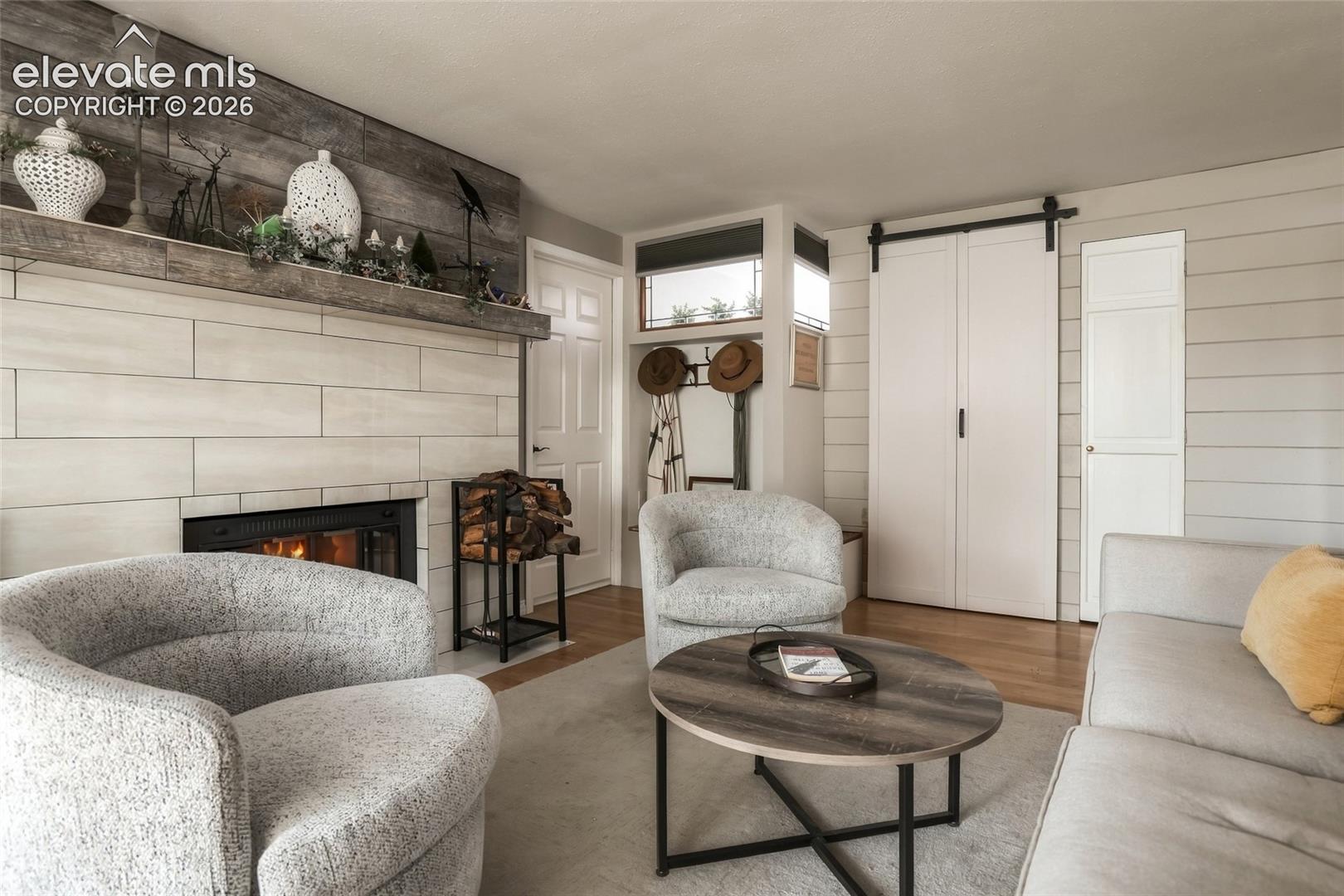 Walkout to garage, and ample storage