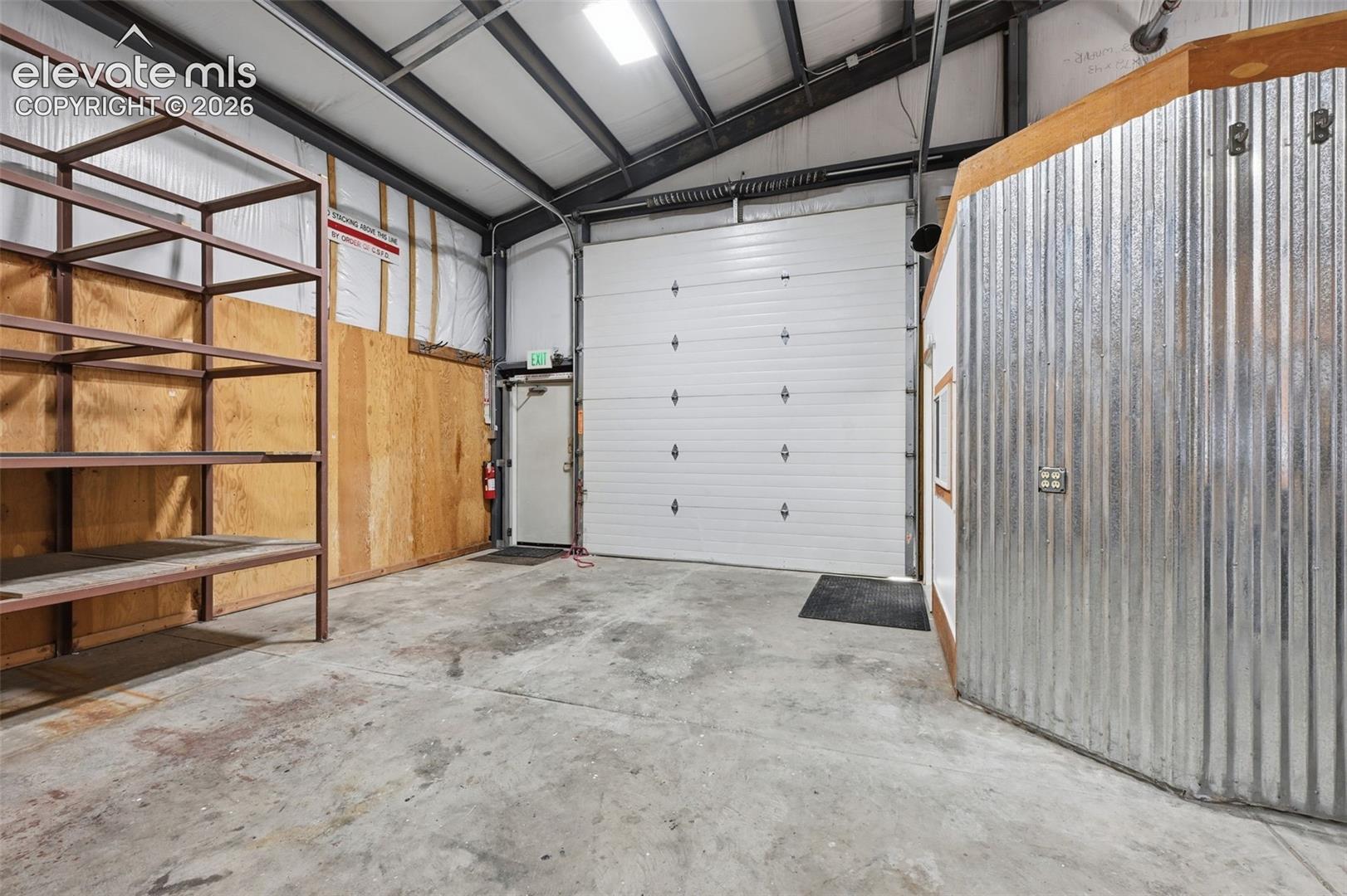 Drive-in 12' x 12' rear door makes vehicle and equipment access simple