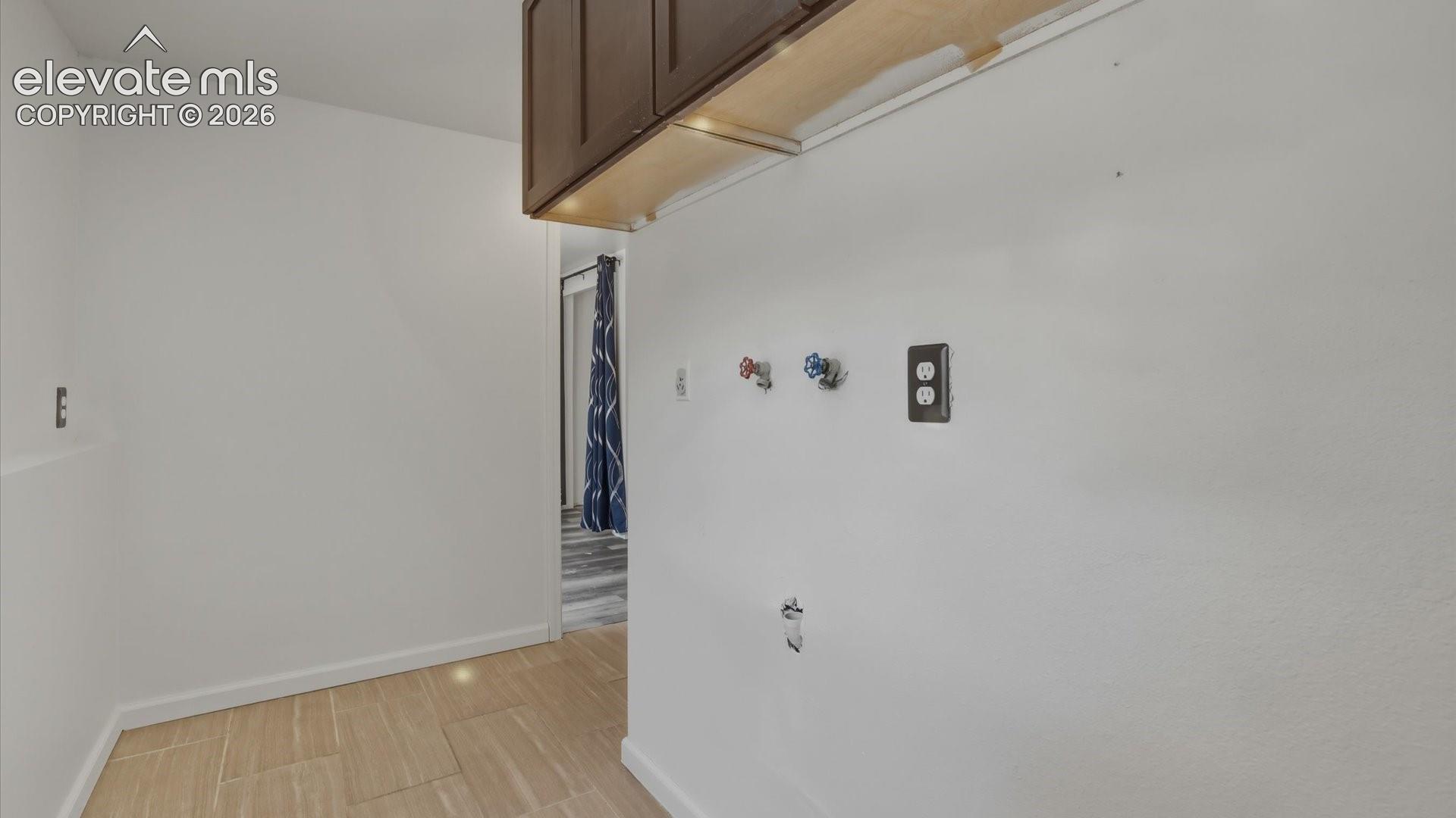 Lower level Laundry Area.