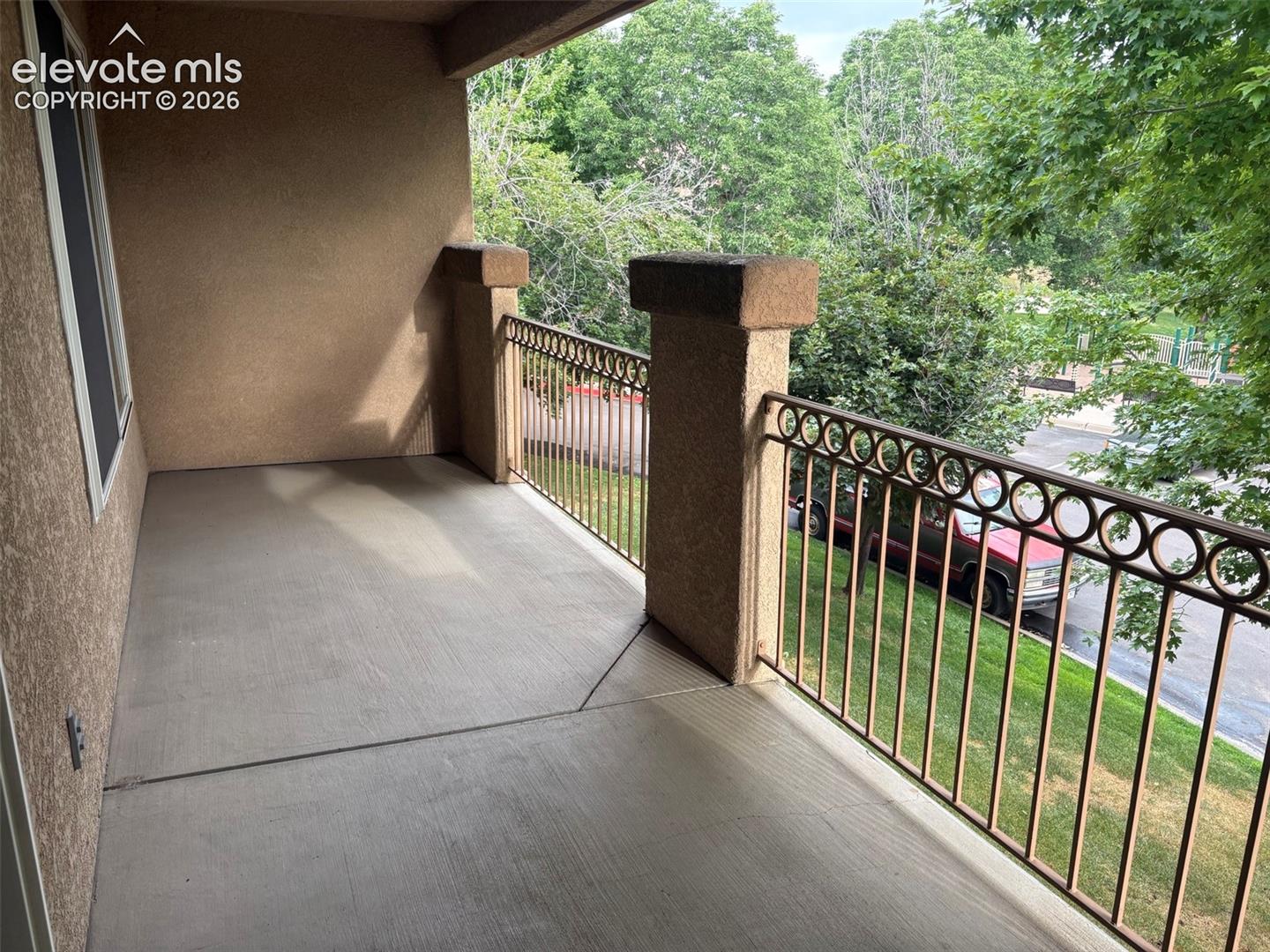 Patio off the upper level