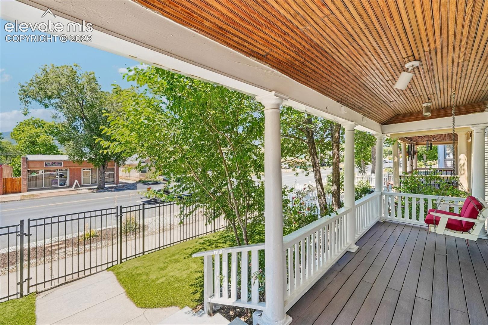 Covered front porch