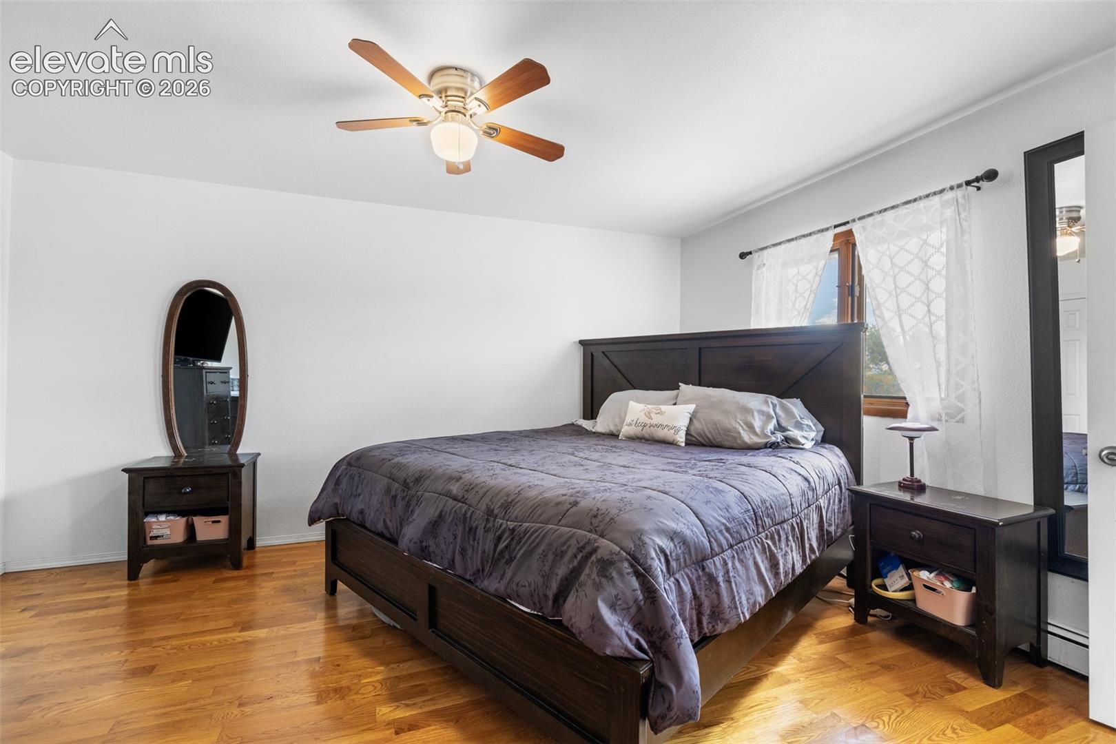Large primary bedroom with full bath and 2 closets