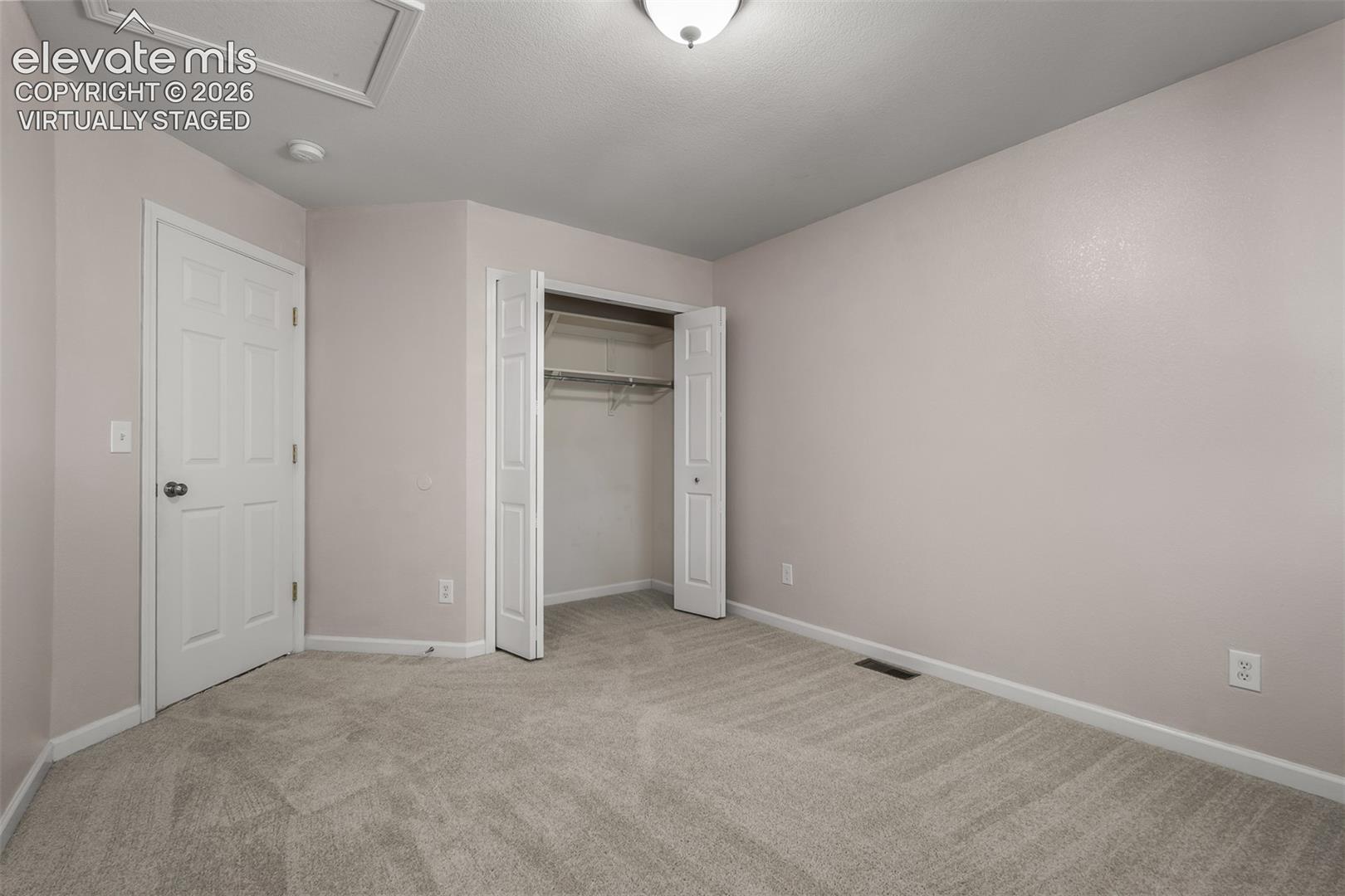 Virtually Staged 3rd Bedroom