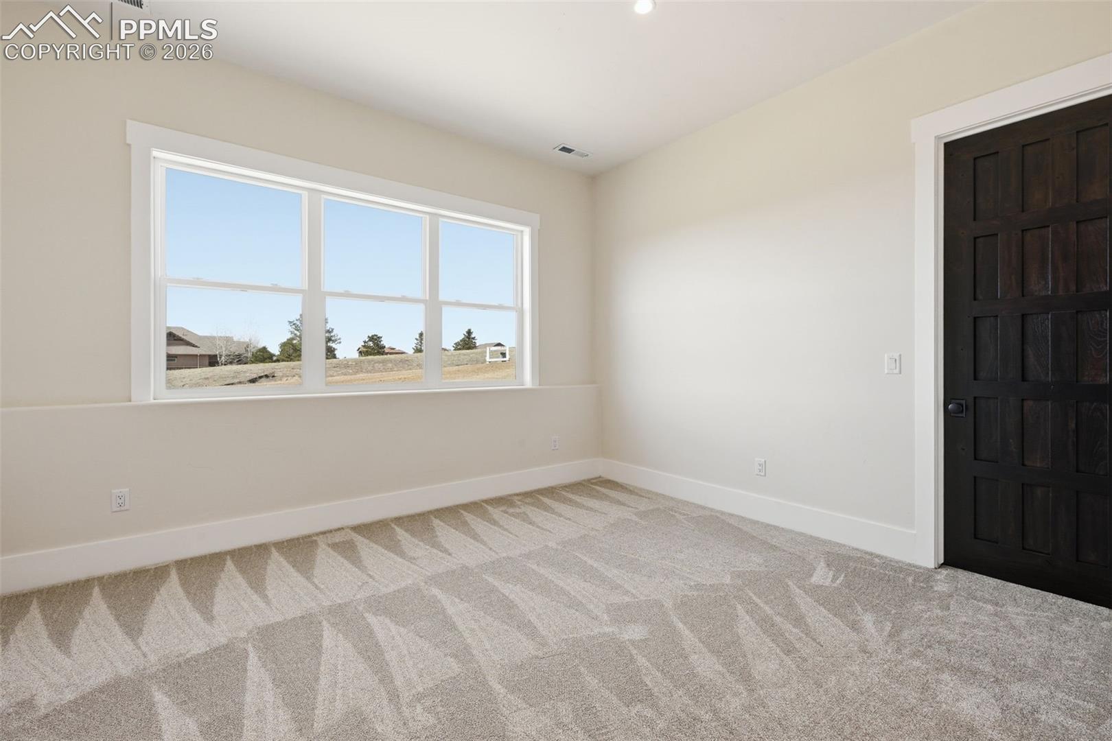 3rd Bedroom on lower north.  level -window faces 