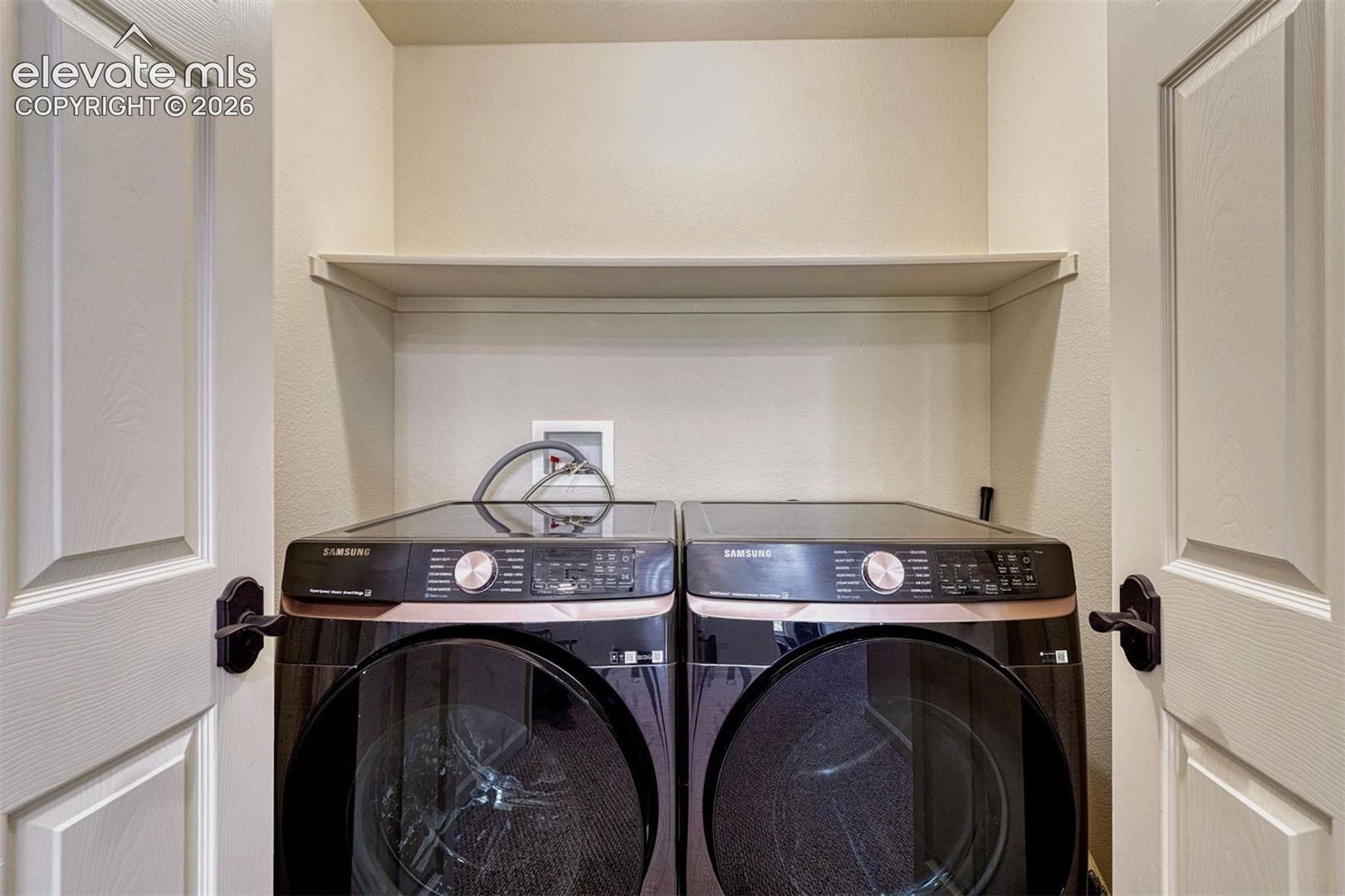 Upper level laundry (primary suite has their own)