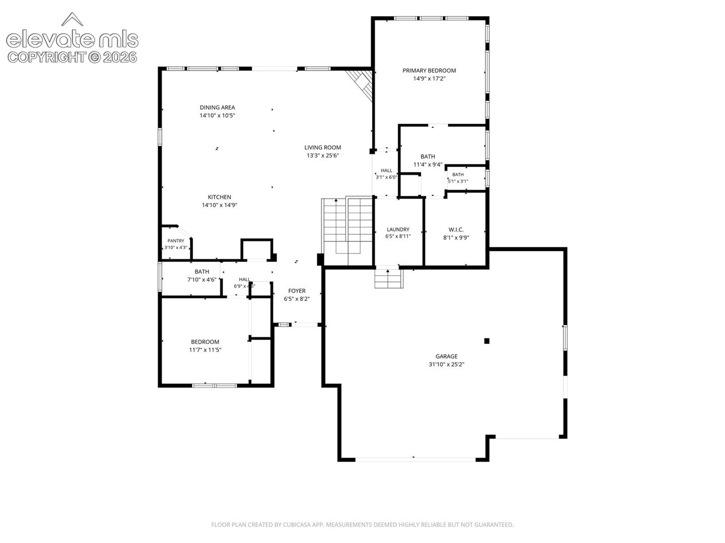 main level floor plan