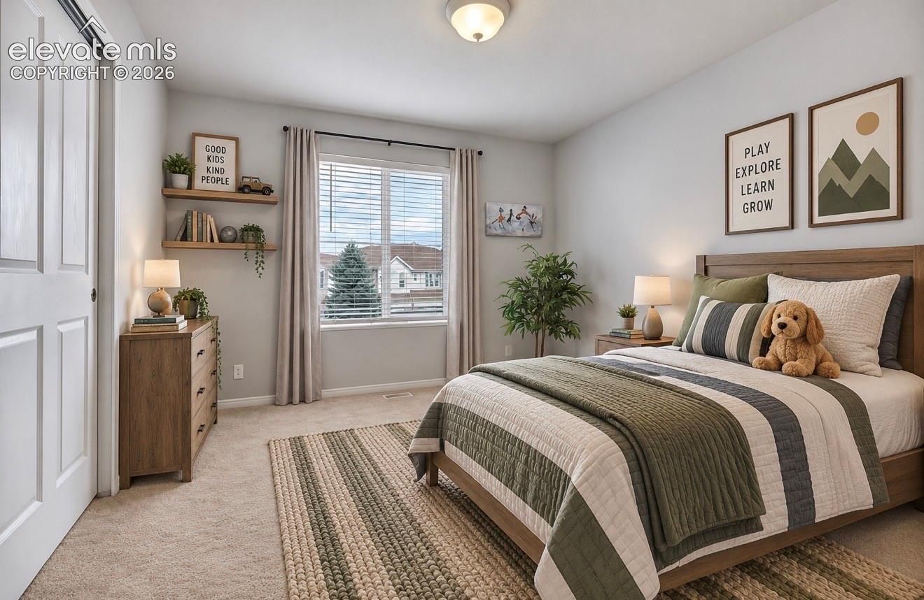 *Virtual Staging* Bedroom #3 on Upper Level