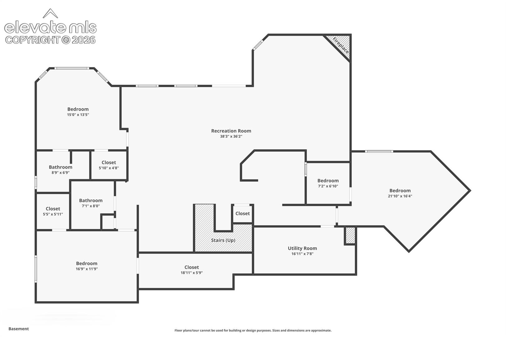 Basement floor plan
