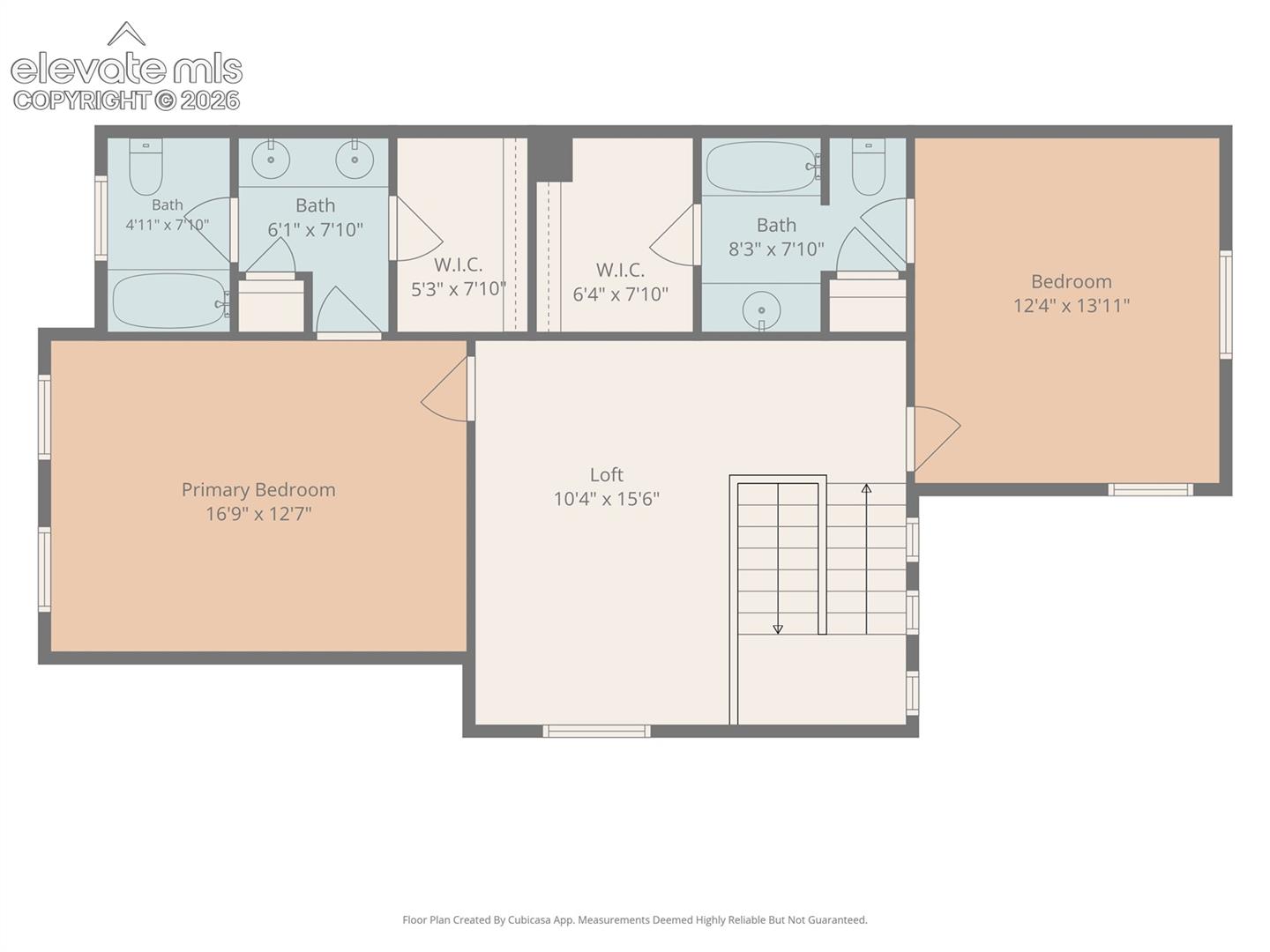 Upper Level Floor Plan