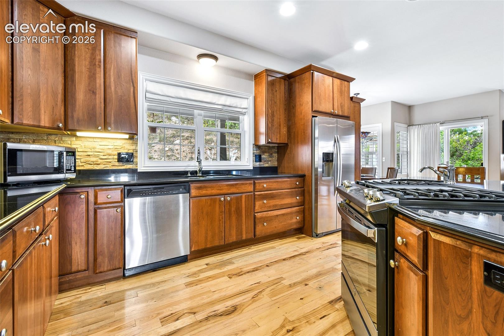 Bountiful Counter space and extended height cabinetry