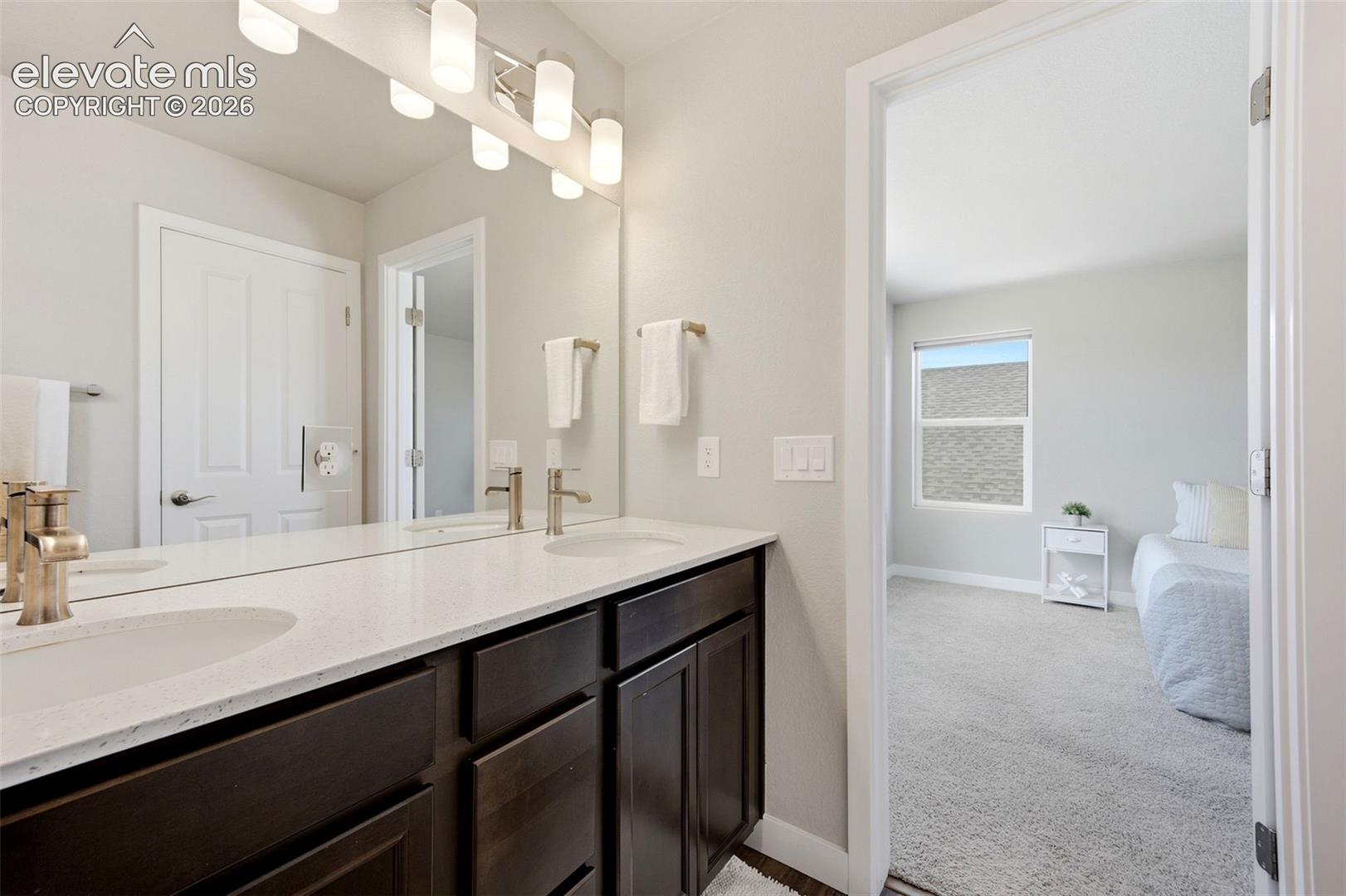Double primary vanity
