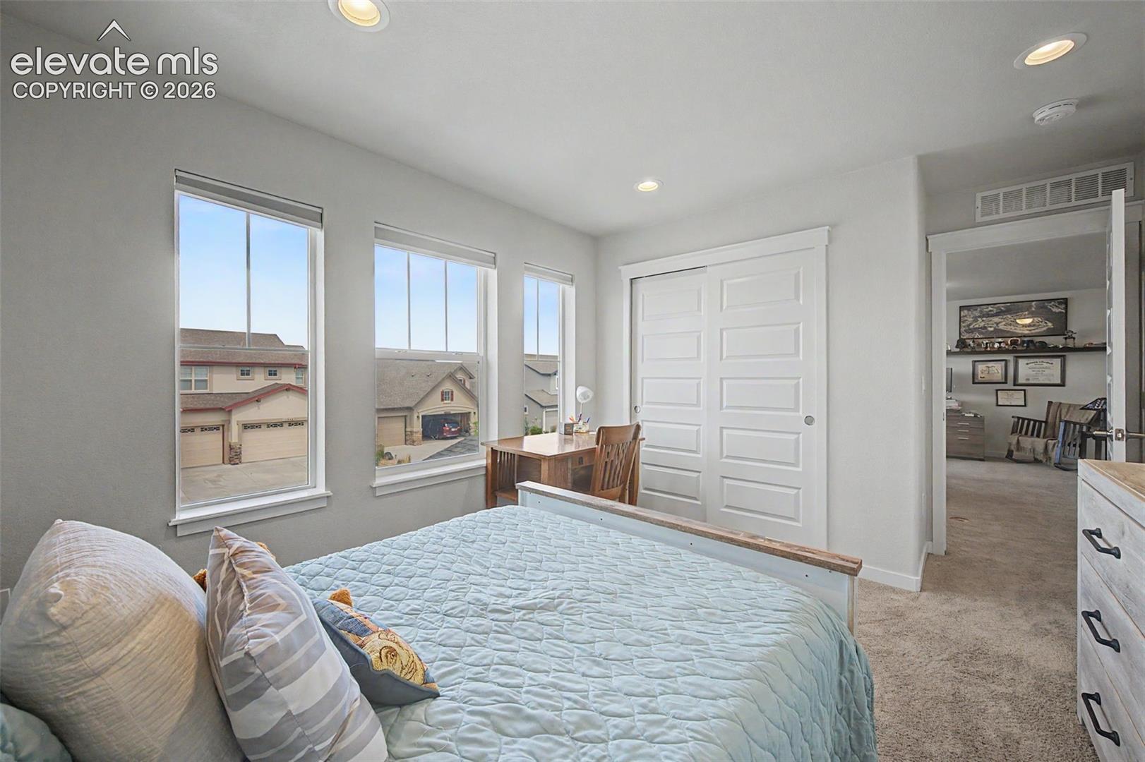 View 2 of upper level bedroom 2.
