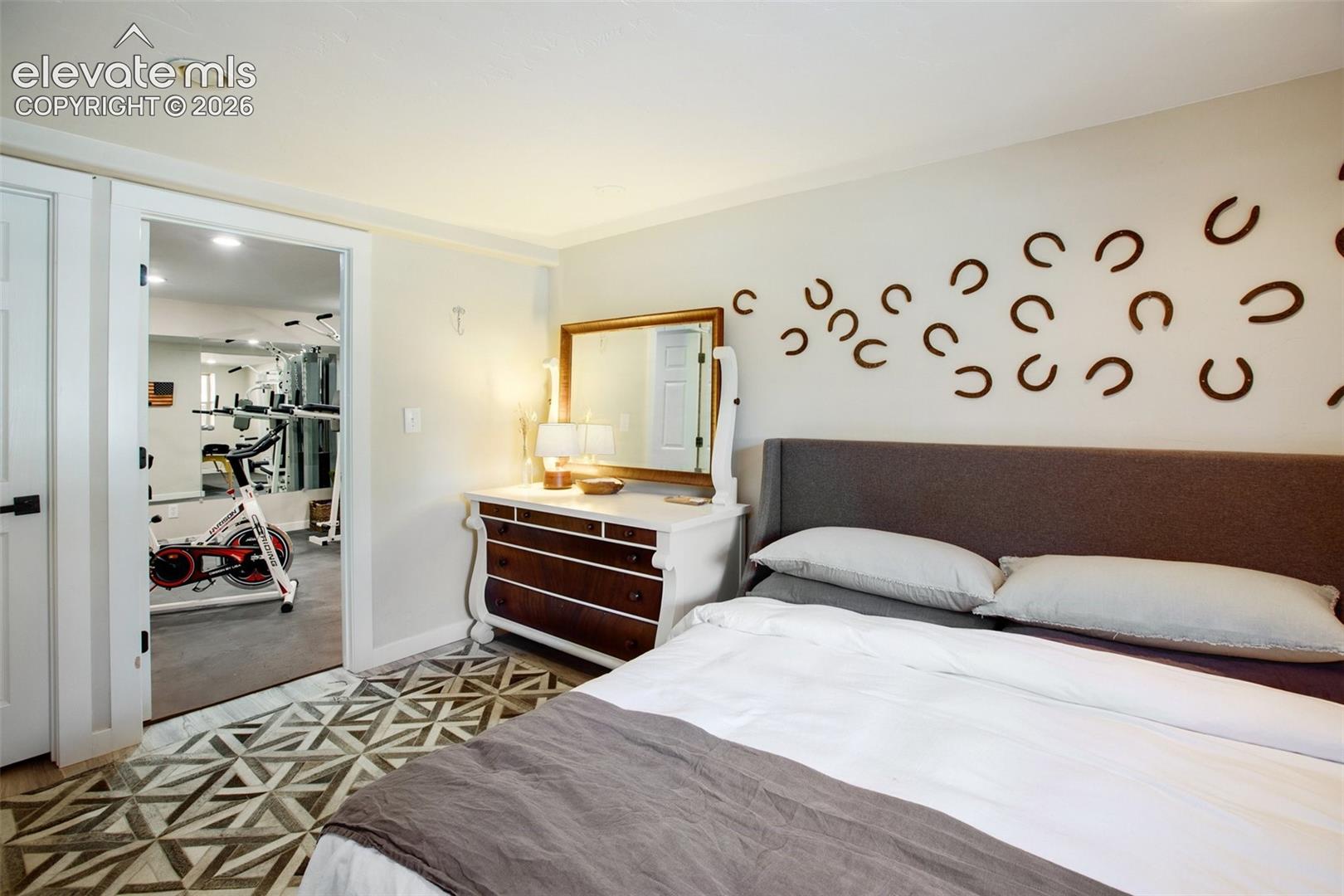Lower level bedroom