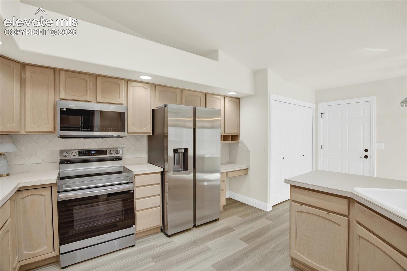 New stainless appliances