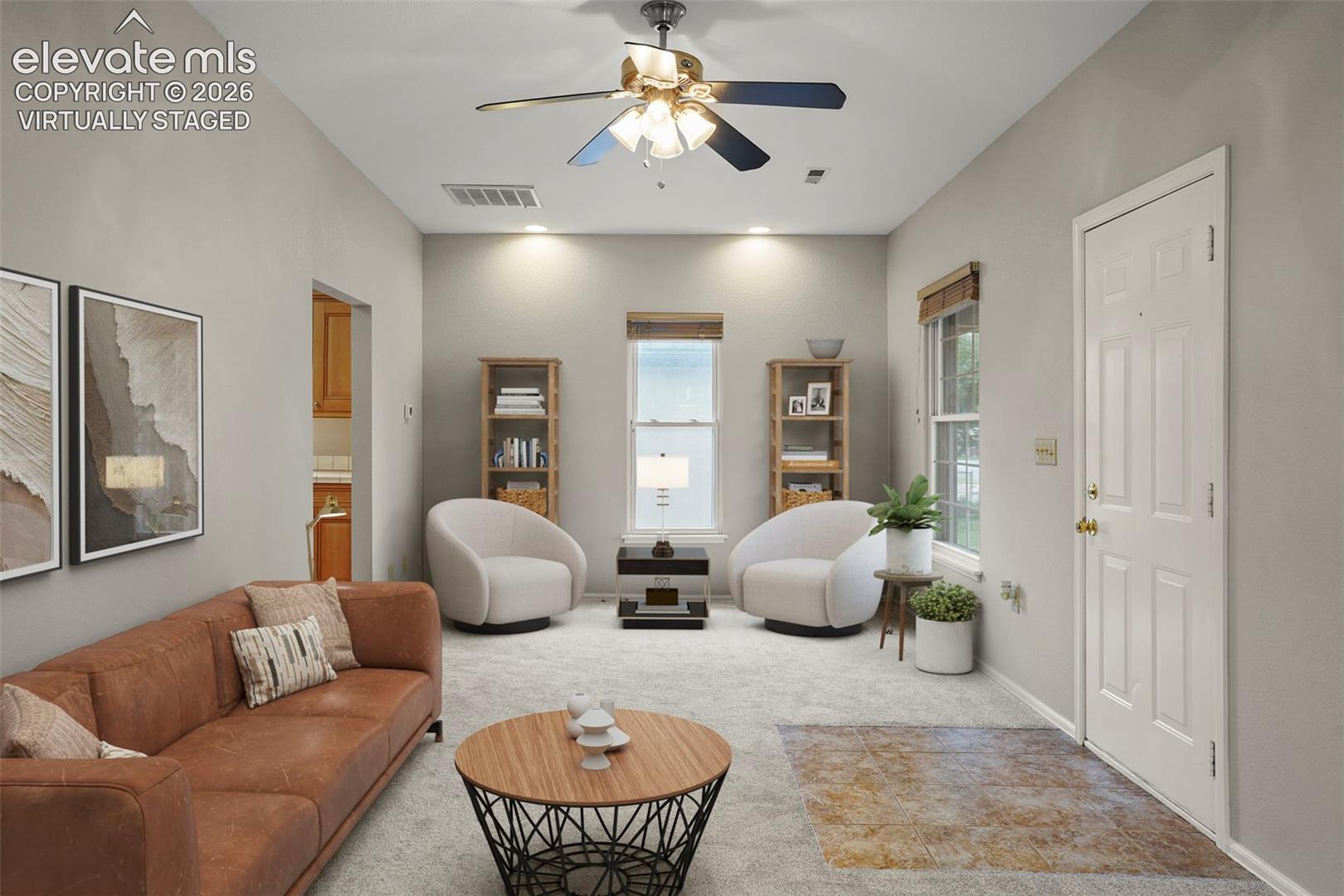 Brand new carpet throughout (Virtually Staged) 