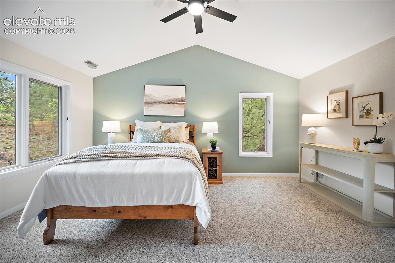 Enjoy tree top views and privacy.