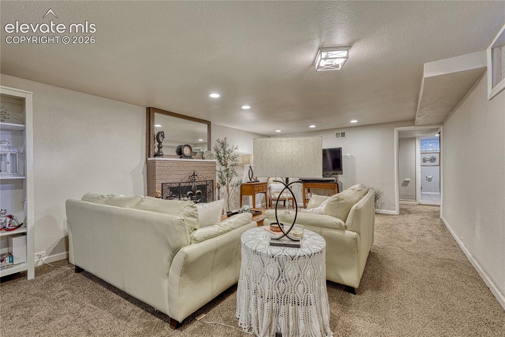 Basement living room