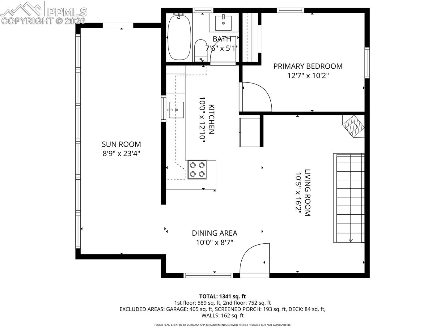 Upper Level *image is only an estimate*