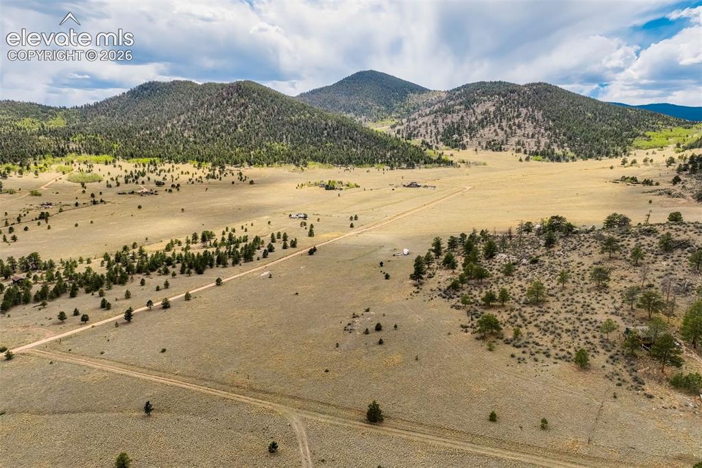 Aerial view looking to the SW