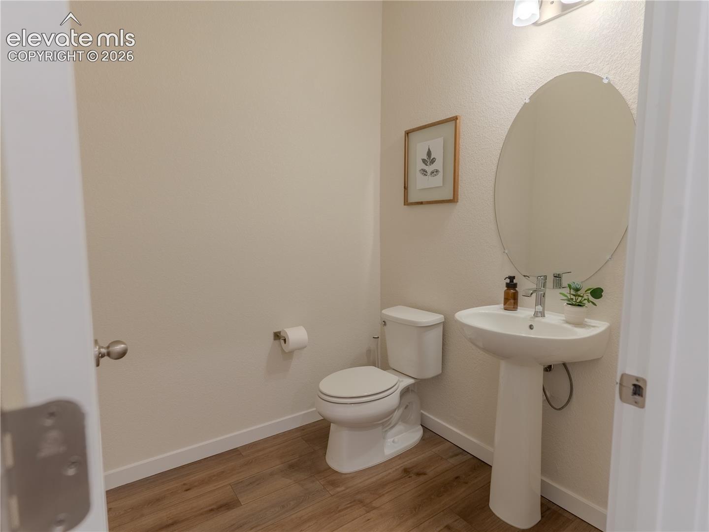 1/2 bath on main floor 