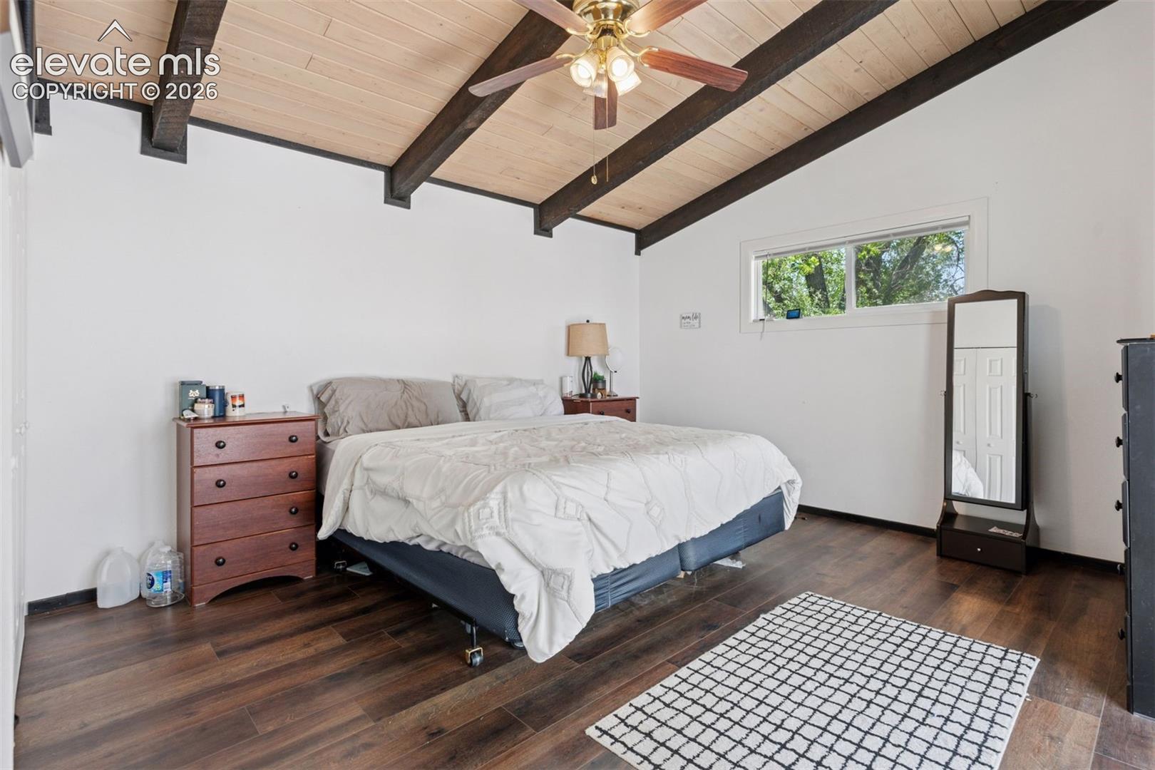 Also w/vaulted wood ceiling & exposed beams