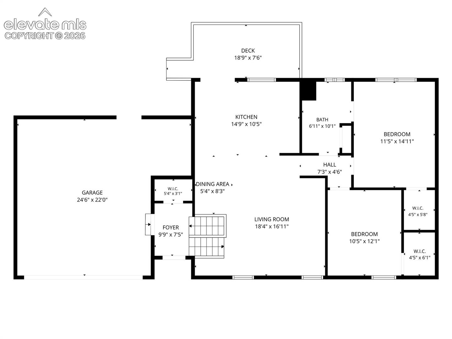 Upper Level floor plan