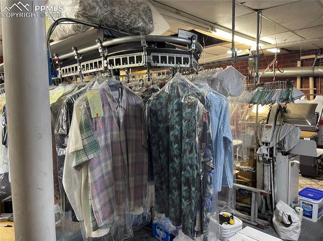View of spacious closet