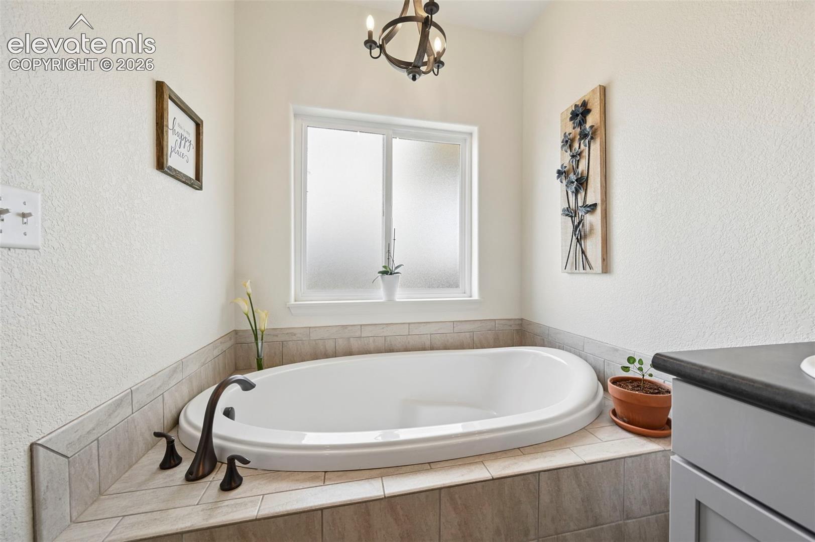 Primary Bathroom with soaking tub