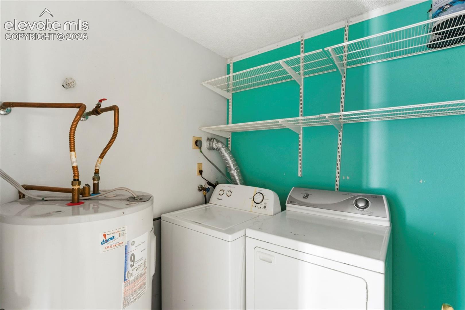 White wire shelving system