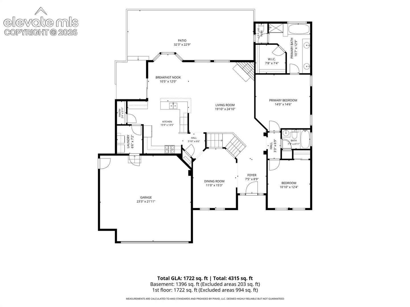 Main Level Floor Plan!