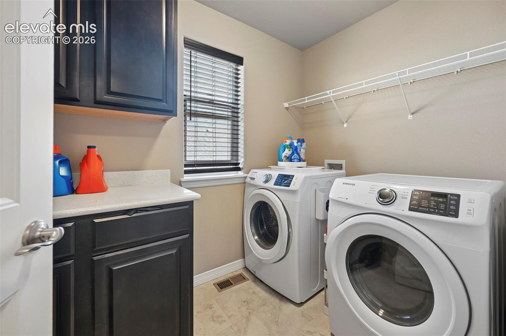upstairs laundry room