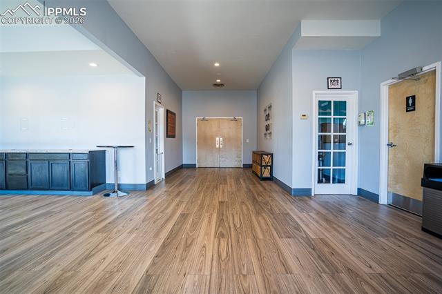 Entry through front door