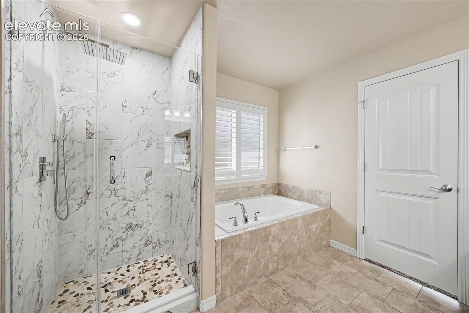 Primary 5-Piece Bathroom with Updated Shower
