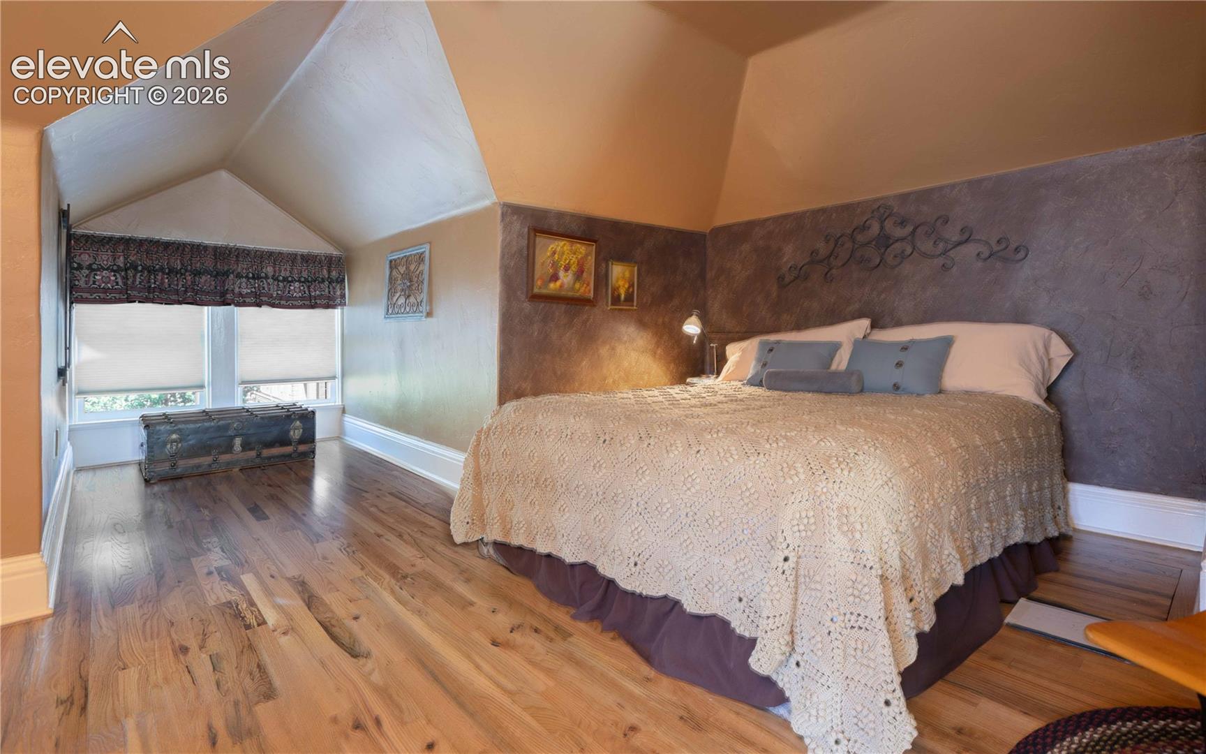 Attic retreat with 3 dormer corners for cozy space to read or for projects