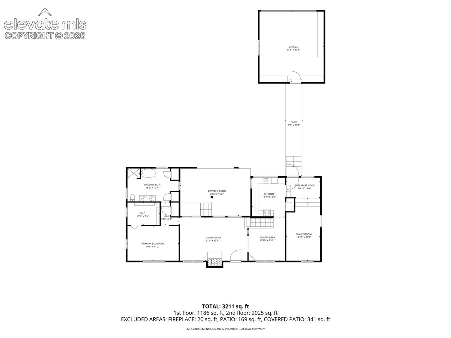 Main level floor plan