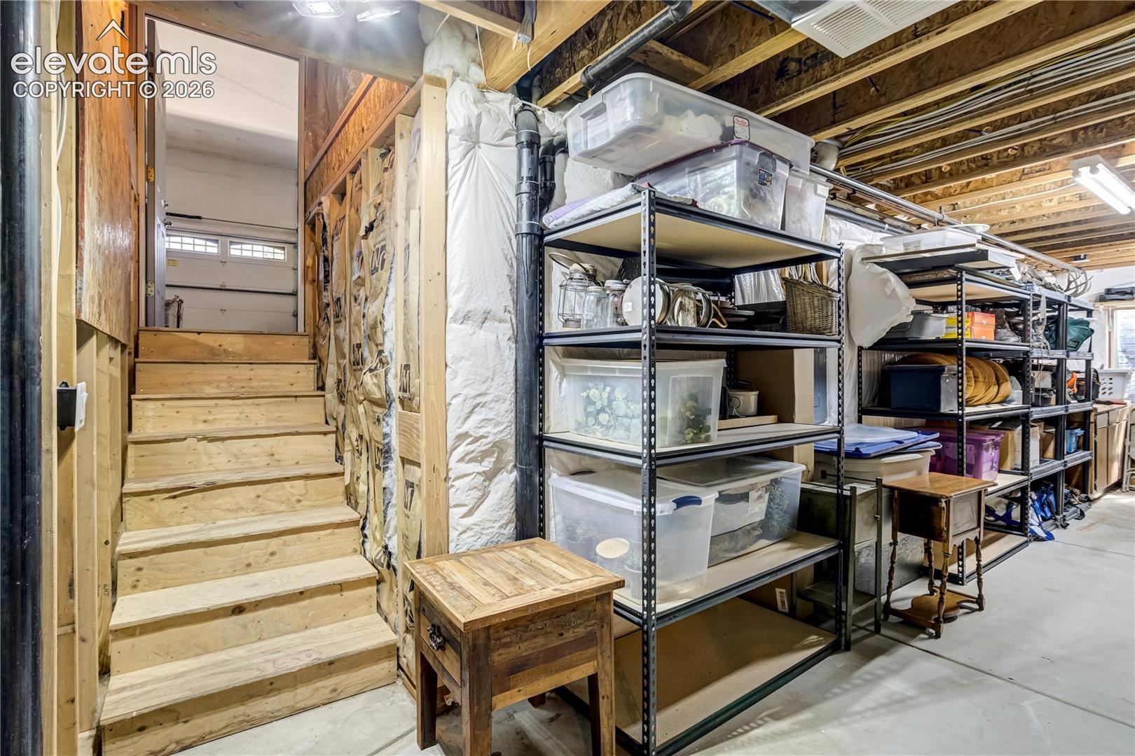 Access from garage to basement 