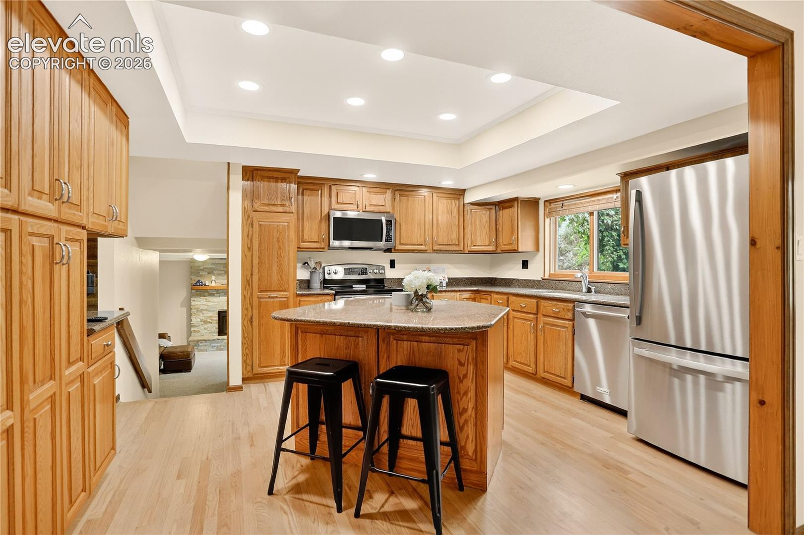 Kitchen w/ SS appliances